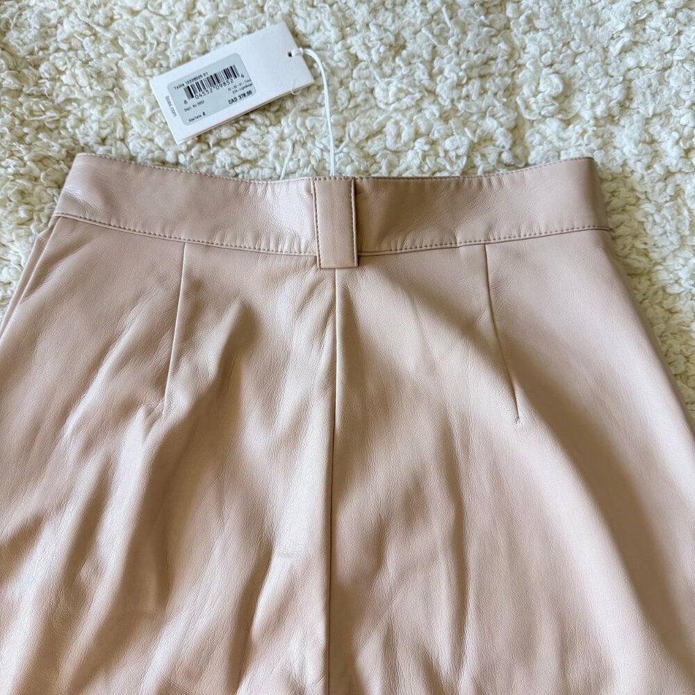 BOSS by HUGO BOSS – Telita Faux Leather Wide-Leg Pants (NEW with Tags) - Picture 5 of 13